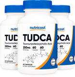 Nutricost Tudca 250mg, 60 Capsules (3 Bottles)