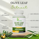 Naravis Olive Leaf Extract - 4-Month Supply - 50% Oleuropein Highest Concentration