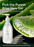 AROMATICA Organic Aloe Vera Gel 10.14oz/300ml, After Sun Care And Sunburn Relief with Pure Aloe Vera Gel Face&Hair, Sun Burn Moisturizer EWG Verified