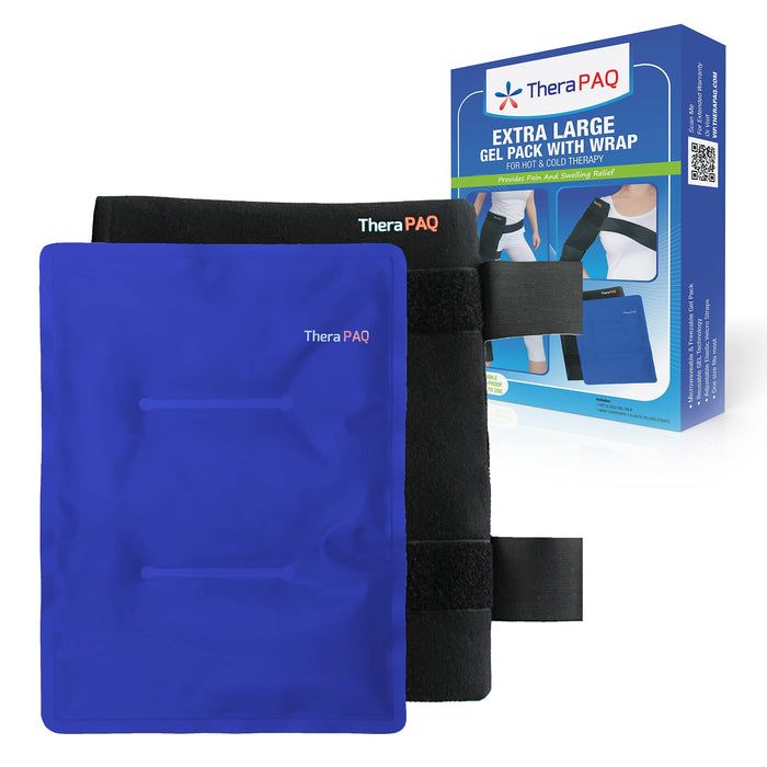 THERAPAQ Reusable Ice Packs - 14x11 Hot/Cold Gel for Hip, Shoulder, Knee, Back - Sports Therapy