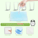 100 Pcs Super Absorbent Commode Pads, Commode Pads for Bedside Commode Liners, Commode Liners Pads with Absorbent Gel. Leak-Proof, Odorless, Medical Grade.