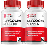 Sweet Relief Glycogen Support Capsules Supplement - SweetRelief Optimizer Advanced Formula, Sweet Relief Supplement, SweetRelief Booster Reviews,Glycogen Supplement (2 Pack - 120 Capsules)