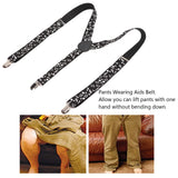 Pants Wearing Aids Belt, Adjustable Pants Dressing Aids Portable Pants Dressing Puller for Disabled Elderly(Note)