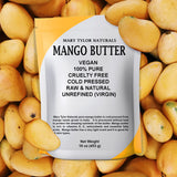 Mango Butter 1 lb — by Mary Tylor Naturals — Cold Pressed, Unrefined,Raw Pure Mango Butter — Skin Nourishment, Moisturizing for Hair, Skin