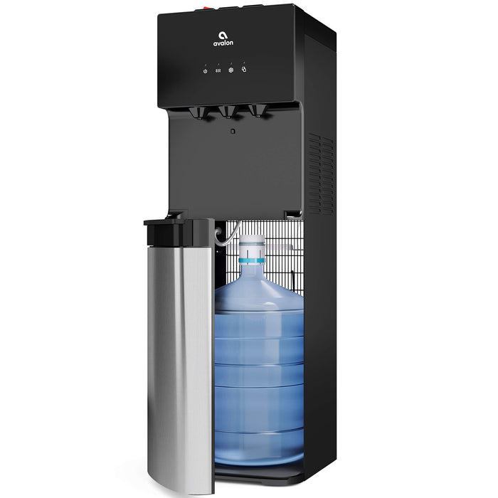 Avalon Bottom Loading Water Cooler Water Dispenser with BioGuard- 3 Temperature Settings - Hot, Cold & Room Water, Durable Stainless Steel Construction, Anti-Microbial Coating- UL Listed