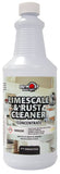 DU-MOST Limescale & Rust Cleaner Concentrate, Heavy Duty Delimer, Descaler, Remover of Hard Water, 32oz