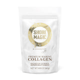 Shore Magic Premium Marine Collagen Powder with Type I II III and IV, Hydrolyzed Peptides for Women and Men, Sourced from Wild Fish, Certified Halal and Kosher, Unflavored, Sustainable 4.93 Oz Pouch