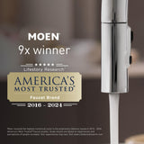 Moen Glacier White Home Care Bathroom Safety Toilet Grab Bar, Toilet Rails for Seniors, DN7015