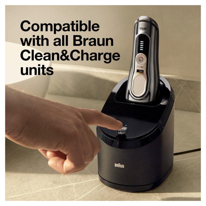 Braun Clean & Renew Refill Cartridges CCR, Replacement Shaver Cleaner Solution for Clean&Charge Cleaning System, Pack of 6