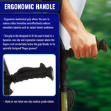 New Generation Ergobaum Perfect Cane Ergonomic Crutch/Cane (Single Unit) Single Unit Ergobaum That Acts As a Extra Balance Strong Performance Cane.