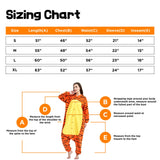 ressber Unisex Adult Onesie Pajamas Animal One Piece Halloween Costume Christmas Sleepwear Jumpsuit (Tigger, Medium)