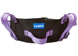 LAMBOX Transfer Walking Gait Belt with 7 Handles- Medical Nursing Walking Assist Aid for Elderly, Seniors, Therapy (Extra Large 72“-Purple)