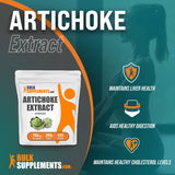 BulkSupplements.com Artichoke Extract Powder - Herbal Supplement, Sourced from Artichoke Leaf & Stem - Gluten Free - 750mg per Serving, 333 Servings (250 Grams - 8.8 oz)