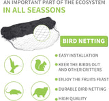 Bird Netting 50’ x 50’ Garden Netting 1" Mesh Bird Net for Chicken Coop, Heavy Duty Poultry Netting Nylon Netting for Garden, Aviary, Pests, Deer Fence Chicken Netting Fruit Tree Netting