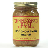 Tennessee's Best Southern Mild and Hot Chow Chow Relish | Handcrafted and Small Batch Made | Sweet, Spicy, Tangy | A Perfect Match For Your HotDog, Sandwich, and Bean Soup!