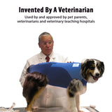 SurgiSnuggly The Original Dog Surgery Recovery Suit Female Or Male Dogs, It's an ECollar Alternative, No Cone for Dogs After Surgery, Invented in The USA by A Veterinarian 2XL-S-BB