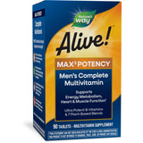 Alive! Men's Multivitamin – Max3 Potency, 90 Tablets