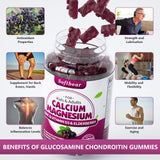 softbear Glucosamine Chondroitin Gummies, Veagn Sugar Free Glucosamine Chondroitin MSM Supplement for Joint Health Elderberry Flavor 120 Gummies