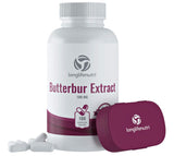 Butterbur Extract 100mg 180 Vegetarian Capsules | Made in USA | Natural Supplement | 100 mg Pure Powder Pill Formula