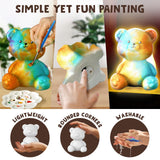 Goodyking Paint Your Own Bear Lamp Kit, DIY Night Light, Arts & Crafts for Teens Girls Boys, Painting Kit for Kids, Room Decorations, Christmas Crafts Birthday Gifts for Kids Ages 3 4 5 6 7 8 9