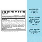 Ancient Nutrition Regenerative Organic Certified SuperVeggies Capsules, Supports Gut and Immune System Health, Made with Probiotics, Kale, Broccoli, and Spinach, 60 Count
