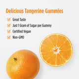 Nordic Naturals Vitamin C Extra Strength Gummies - Tangerine Flavor - 60 Gummies - 500 mg Vegan Vitamin C Supplement - Low-Sugar Immune-Support Gummies - 30 Servings