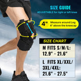 Hinged Knee Brace for Meniscus Tear: Adjustable Support for Knee Pain w/ Built-in Side Stabilizers & Removable Metal Hinges for ACL MCL Injury or Surgery Recovery - Men and Women FSA or HSA Eligible