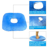 Jeelathy Donut Pillow Hemorrhoid Cushion for Tailbone Pain Relief, Medical Anti-Bedsore Seat Cushion for Pressure Sores, Bedsores, Pregnancy, Disabled & Paralyzed, Butt Pillow with Removable Cover