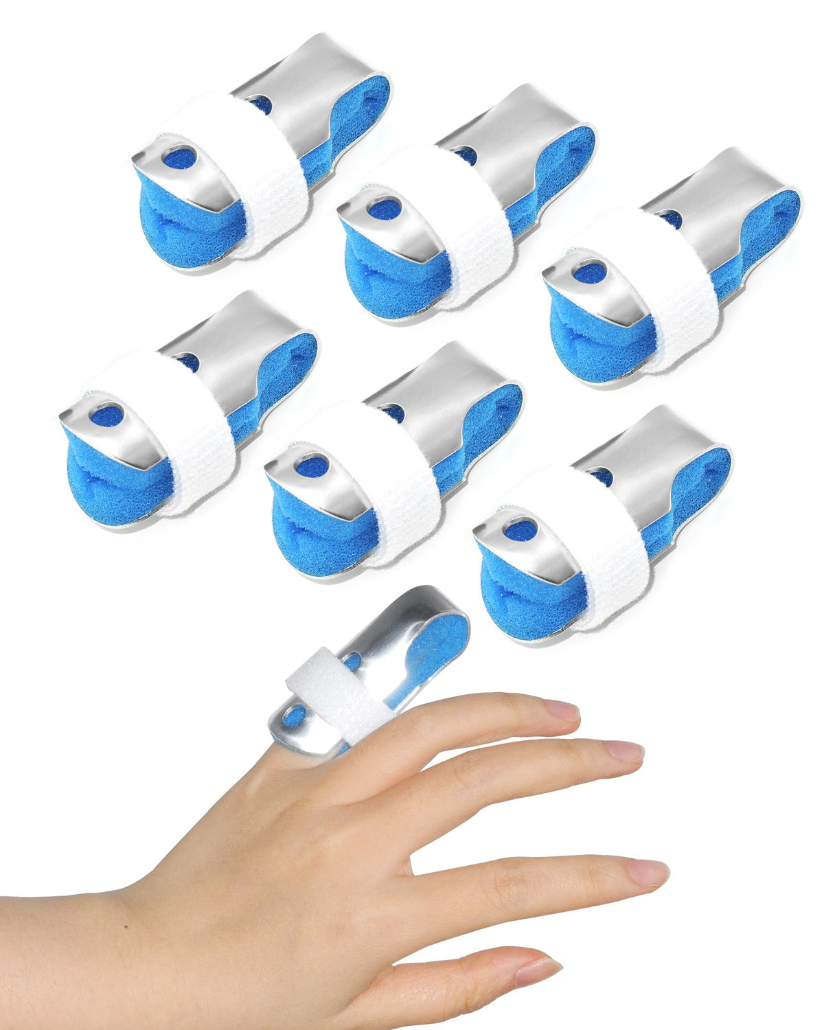 TAROYQASUL Kids Finger Splint, 6 Pcs finger splints for broken finger