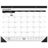 AT-A-GLANCE 2025 Desk Calendar, Desk Pad, 21-3/4" x 17", Large, Ruled Blocks, Monthly (SK250025)