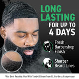 Tomb 45 NO DRIP Enhancement Color (Onyx Black) | Hair Enhancer For Beard & Lineup | Water Resistant Hairline Filler Spray | Barber Beard Liner For Thicker & Fuller Hairstyling