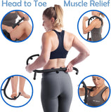 Body Back Buddy Elite (Upgraded 2020 Version) Back Massager, Handheld Massage Stick, Trigger Point Massage Cane, Full Body Muscle Pain Relief (Black Elite 2.1)