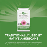 Nature's Way Echinacea Purpurea Herb, Immune Support*, 1,200 mg per serving, 180 Capsules