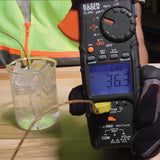 Klein Tools 69142 K Type Thermocouple, High Temperature Thermocouple Measures 32 to 896 Degrees, with Adapter