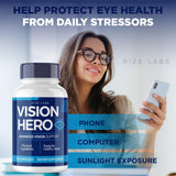 (2 Pack) Vision Hero Capsules - Vision Hero Eye Health Supplement for Healthy Vision Support Advanced Formula Pills Pastilla Reviews 20/20 VisionHero Sight Maximum Strength Premium (120 Capsules)