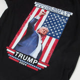 Trump 2024 T Shirt,Donald Trump Presidential Campaign Shirt for Women and Men Black