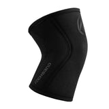 Rehband 5mm Knee Sleeves for Functional Training, Cross-Training & Powerlifting, Weightlifting Knee Support made of Neoprene, Unisex, Colour:Carbon/Black, Size:X-Small