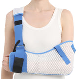 Willcom Arm Sling for Shoulder Injury with Waist Strap - Immobilizer Brace Support for Sleeping, Rotator Cuff Surgery (Mesh Version, Left, Medium,28.5-41 inch)