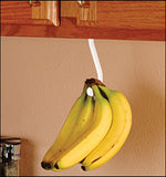 Gadjit Banana Hook Hanger Ripen Bananas Naturally with Under Cabinet Banana Hanger/Banana Holder. Self-Stick and Adheres Under Cabinets (White)