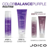 Joico Color Balance Purple Shampoo for Cool Blonde and Gray Hair 10.1 Fl Oz