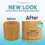 Nuru Massage Gel Therapy Powder 40g Sumire Edition | Nori Seaweed & Aloe Vera | Paraben & Glycerine Free | Makes 1.05 gal | Colourless | Made in Japan