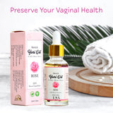 MERICH Natural Yoni Oil | Feminine Yoni Detox Oil | Naturally Scented Vaginal Oil | Restores pH Balance for Women | Eliminates Odor | Natural Vaginal Tightening and Gentle Cleansing (Rose)