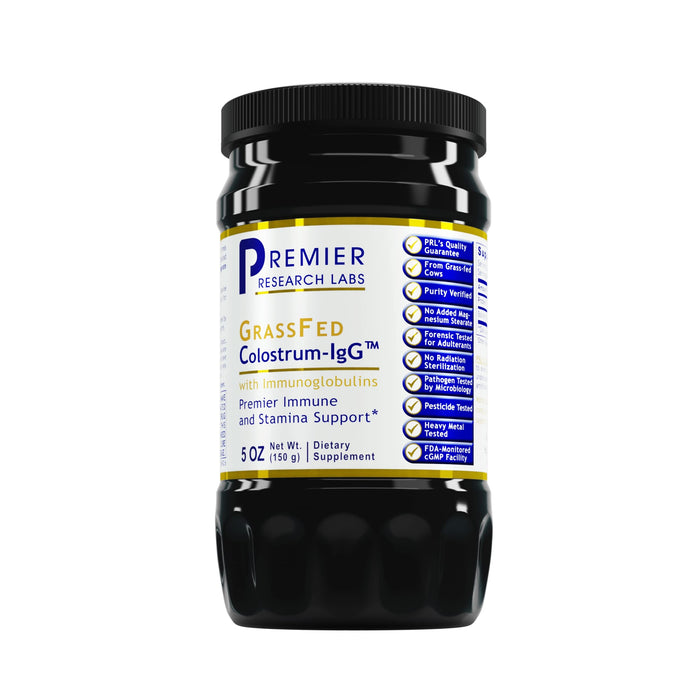 Premier Research Labs Colostrum-IgG - Bovine Colostrum Supplement for Immune Support* - Immune System Support Supplement Formulated with Grass-Fed Colostrum - 5 oz Powder