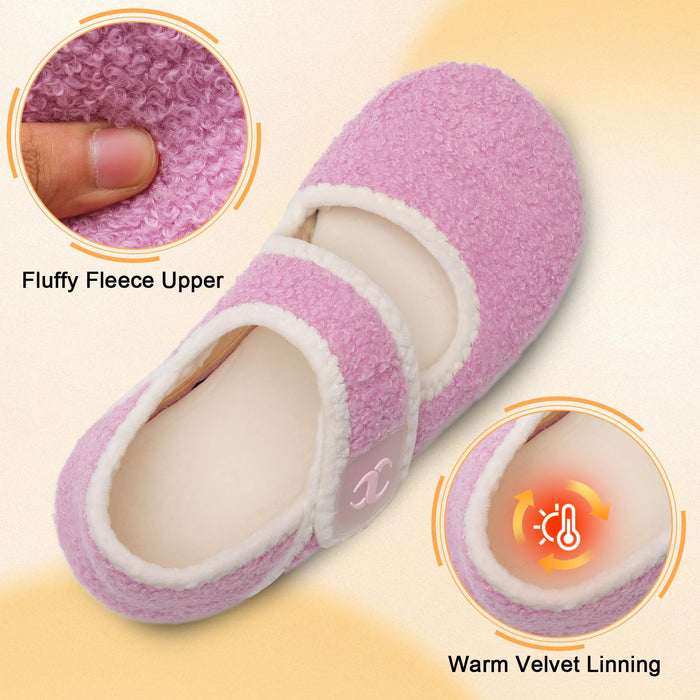 Barefoot Slippers Elderly Women Senior Mom Diabetic Slippers Slip On Woman's Slippers Indoor Bootie Slippers Women for Summer Fall Winter Purple Size