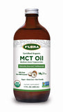 Flora Health MCT Oil Organic Energy Boost, C8 Caprylic & C10 Capric Acids, Keto, Kosher, Non-GMO Verified, 100% From Ethically and Sustainably Sourced Coconuts, 17 Fl Oz Liquid, Glass Bottle