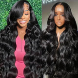 Yilike 30 Inch Body Wave HD Lace Front Wigs Human Hair Pre Plucked 180% Density 13x6 Lace Frontal Wigs Human Hair with Baby Hair Natural Hairlin