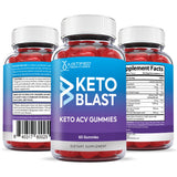 JUSTIFIED LABORATORIES (5 Pack) Keto Blast Gummies 1000MG ACV with Pomegranate Juice Beet Root B12 300 Gummys