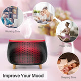 Diffuserlove Essential Oil Diffusers 400ML Aromatherapy Air Diffuser for Home Bedroom Office Room Aroma Diffuser with 7 Color Lights Intermittent Mist Mode