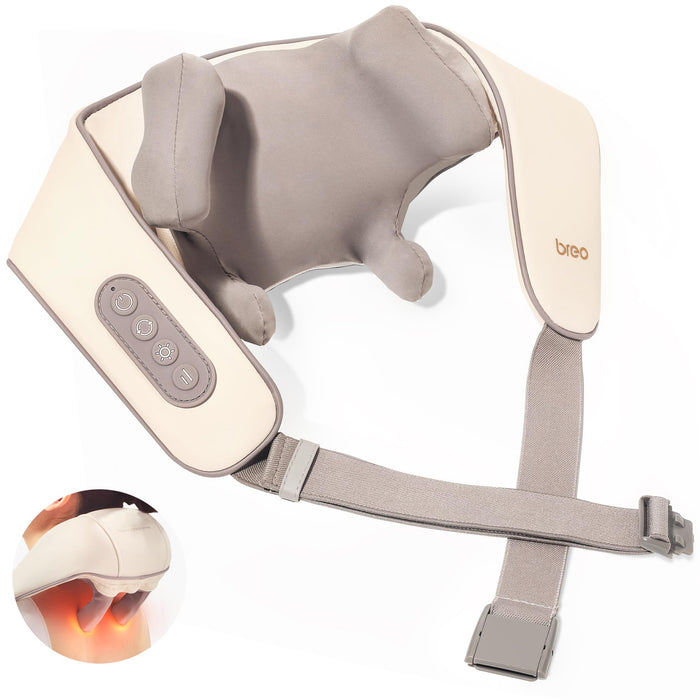 Breo N5 Mini Massager with Heat, Electric Massager for Neck, Shoulder, Leg, Deep Massage at Home for Muscle Relaxation