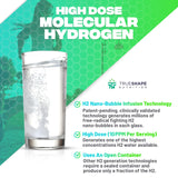 TrueShape Nutrition Essential H2 Fizzy Molecular Hydrogen Tablets for Water Nutritional Supplement (Unflavored, 30 Servings)